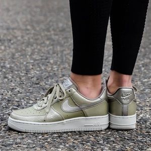 🌸 NIKE Air Force 1 Sneakers Shoes PREMIUM Khaki